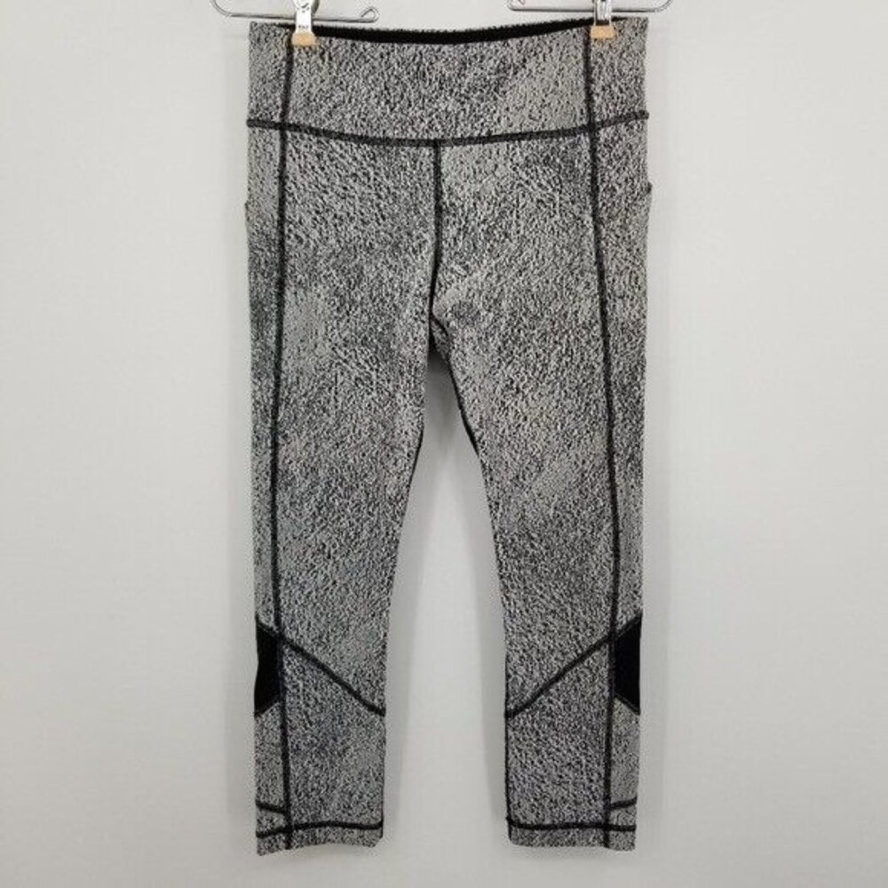lululemon athletica Black and White Speckled Leggings